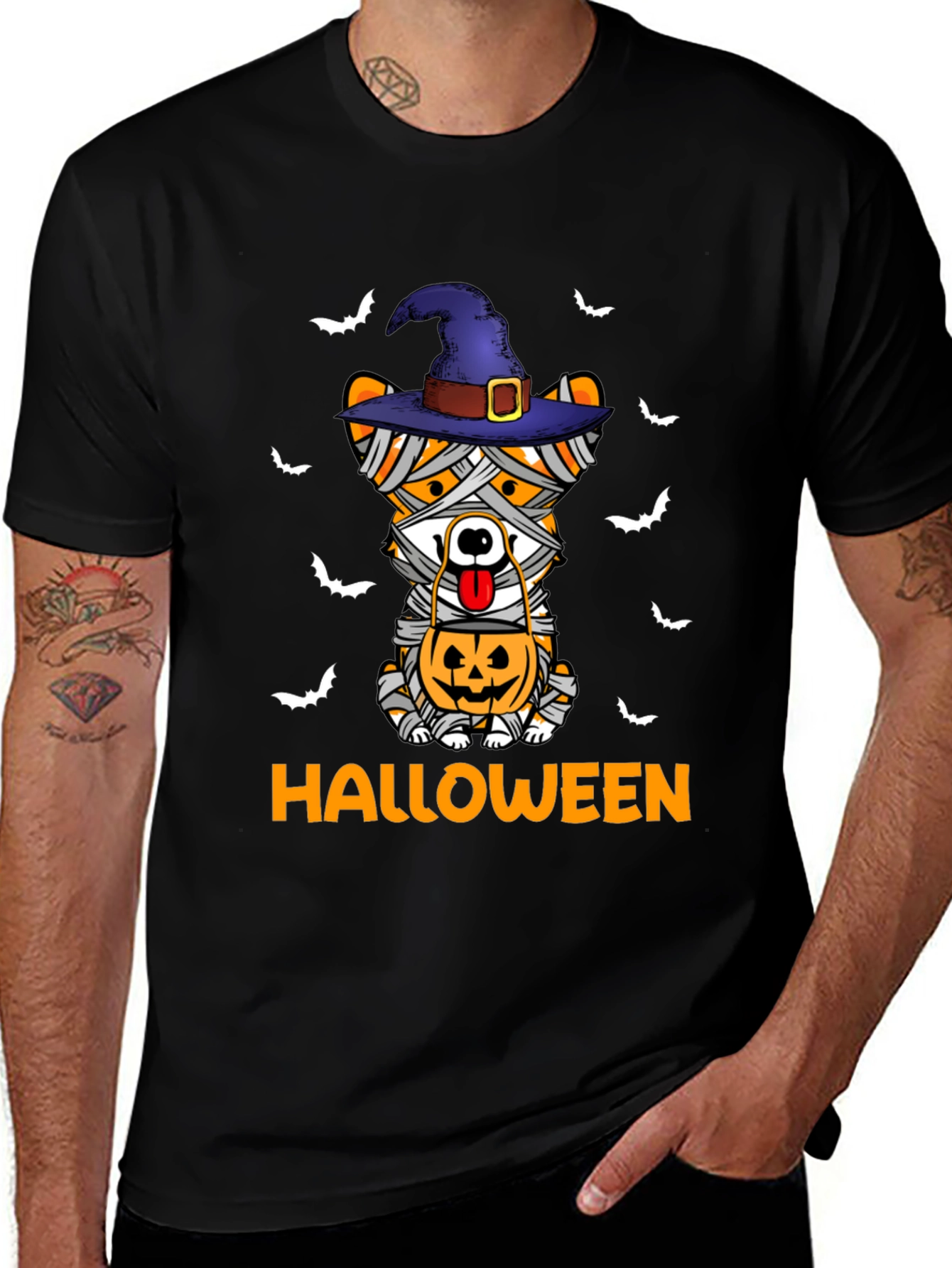 Halloween Mummy Dog T-Shirt