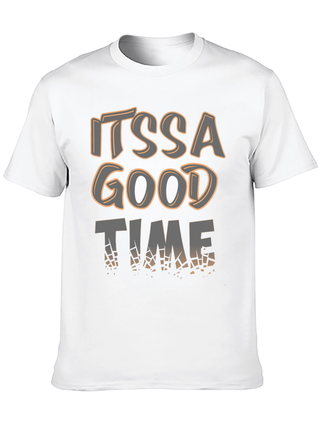 Its a Good Time Mens Black Graphic Tee