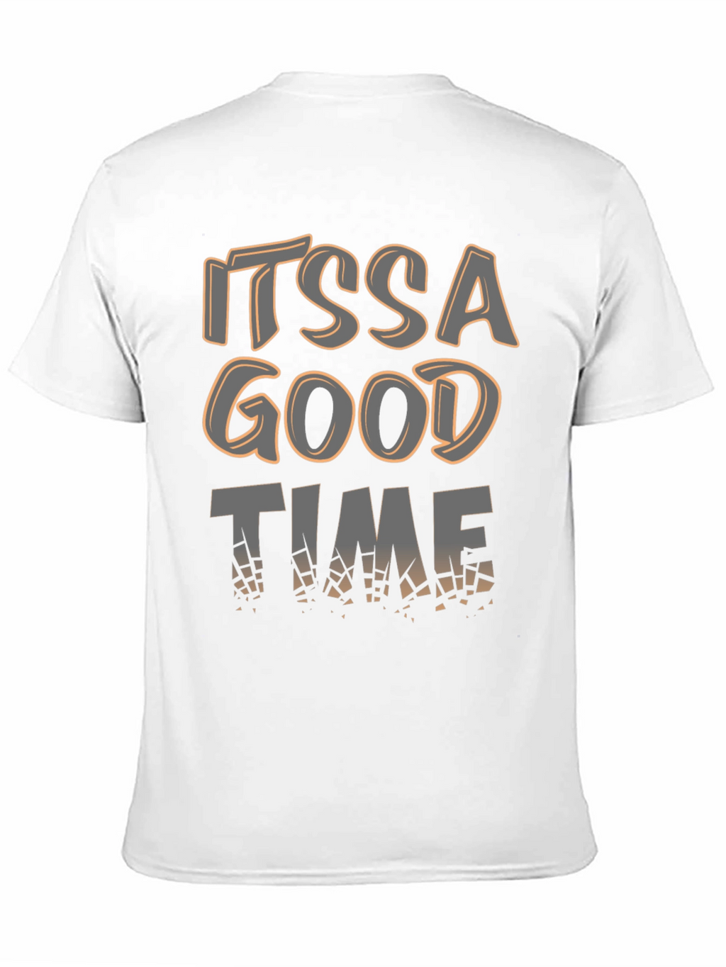 Its a Good Time Mens Black Graphic Tee