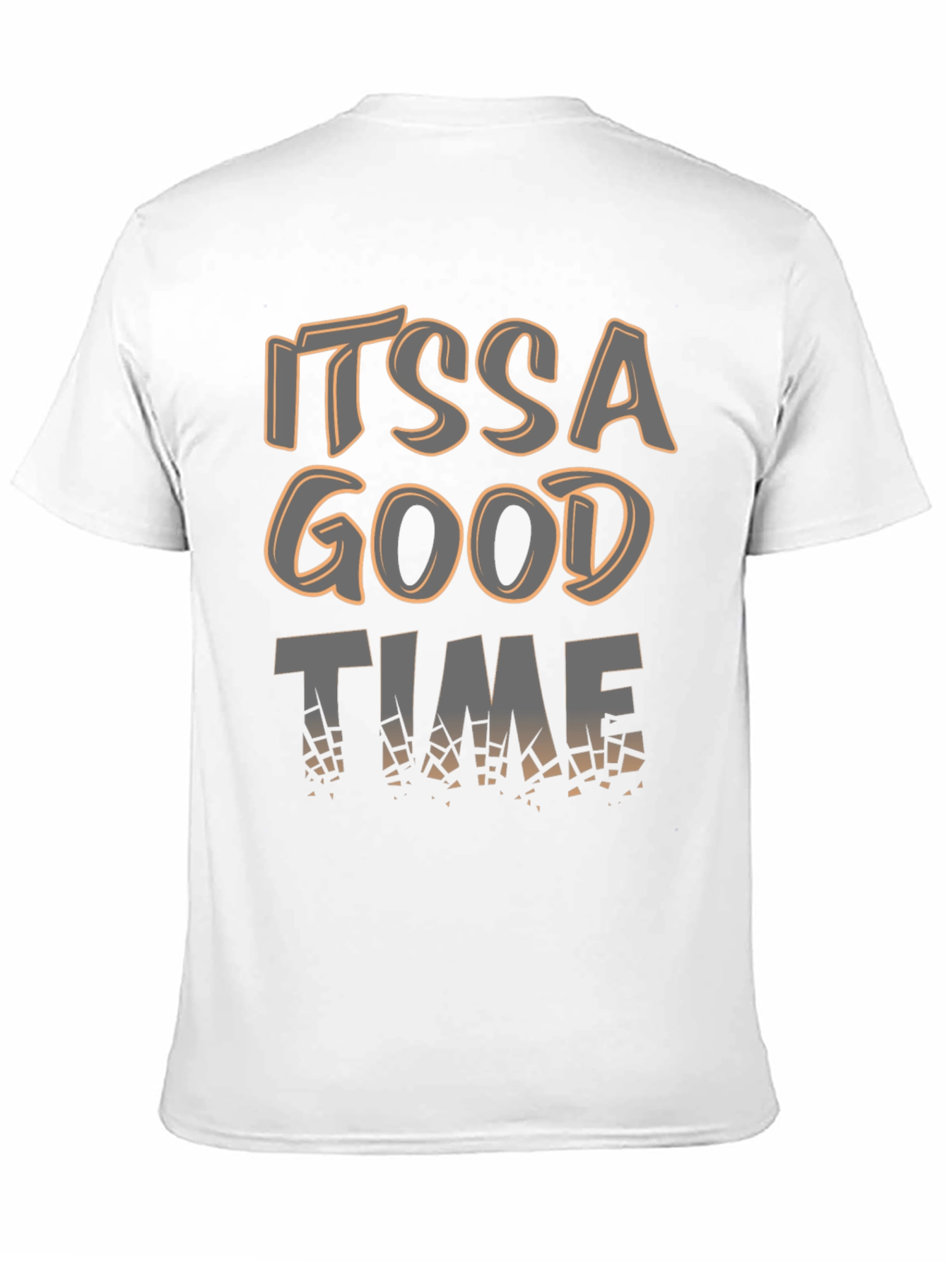 Its a Good Time Mens Black Graphic Tee