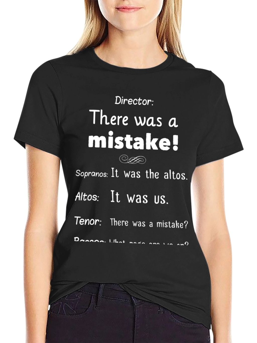 Choir Director Mistake T-Shirt Funny Music Tee