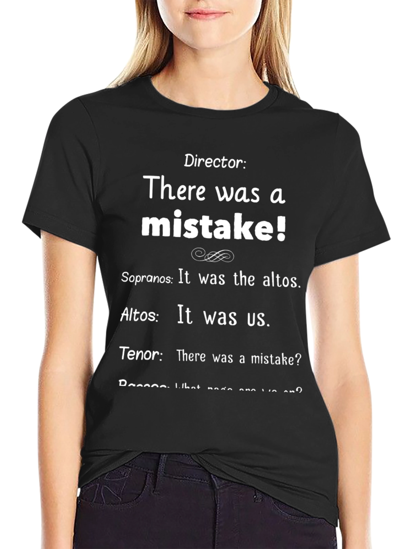Choir Director Mistake T-Shirt Funny Music Tee