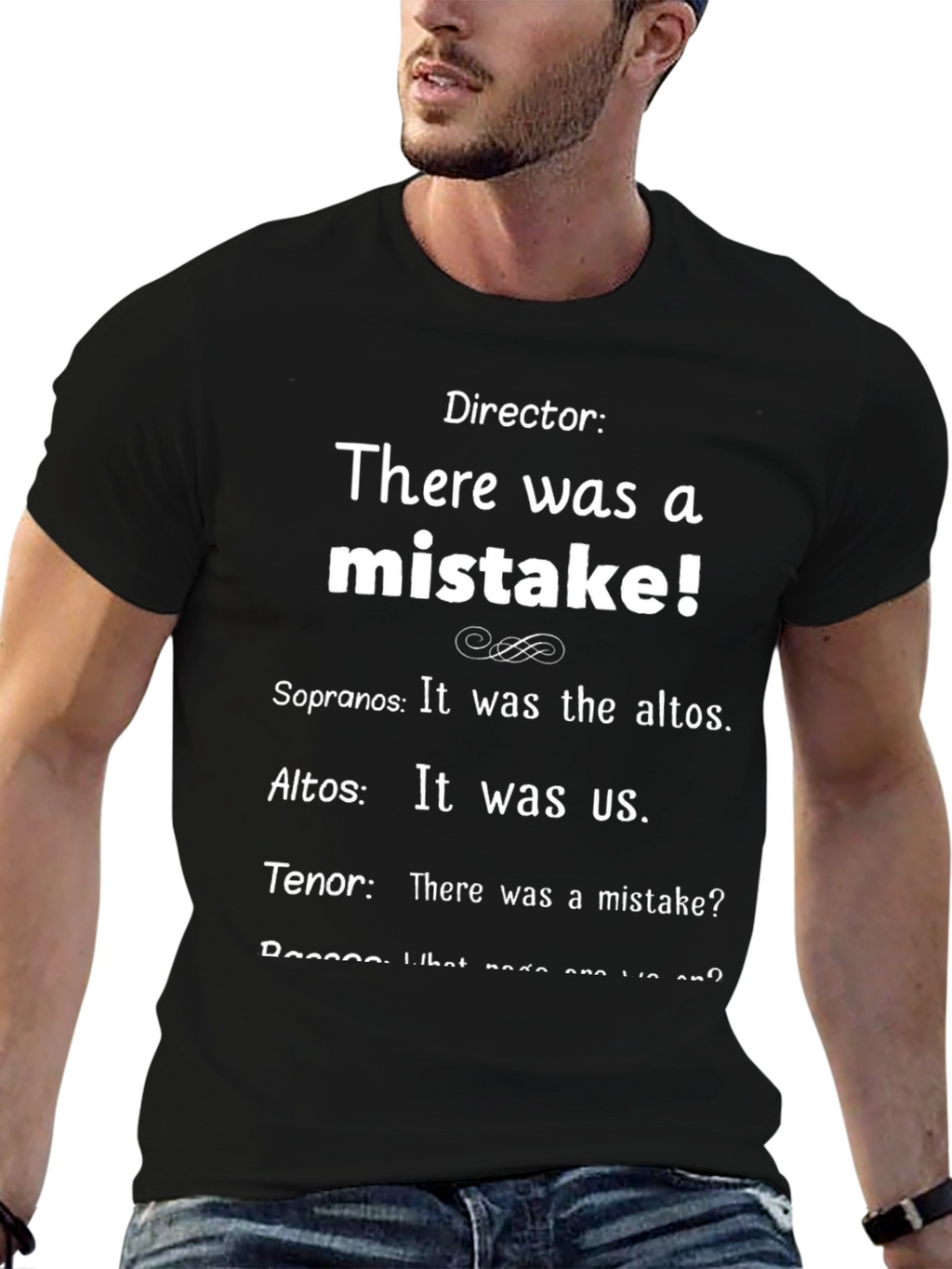 Choir Director Mistake T-Shirt Funny Music Tee