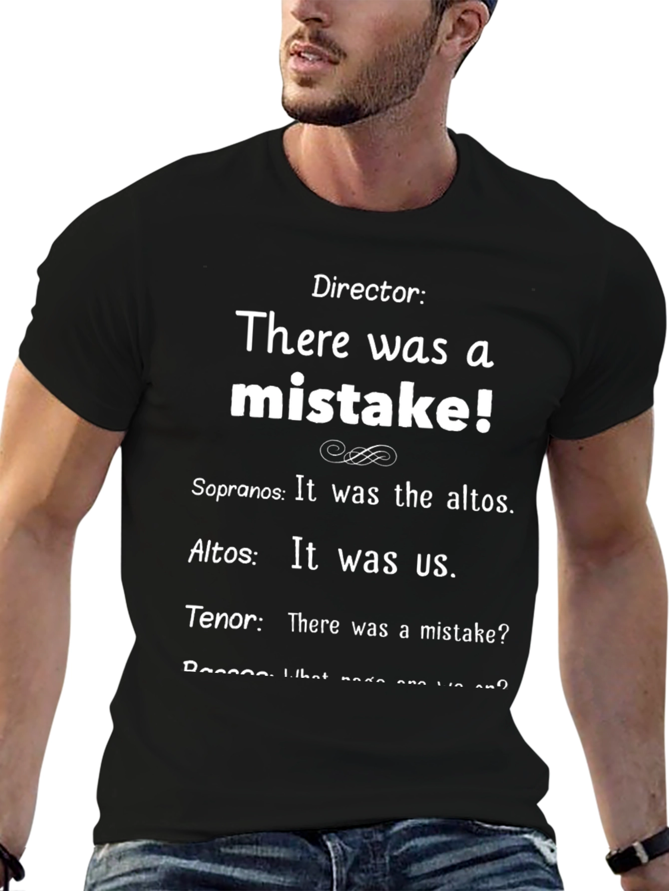 Choir Director Mistake T-Shirt Funny Music Tee