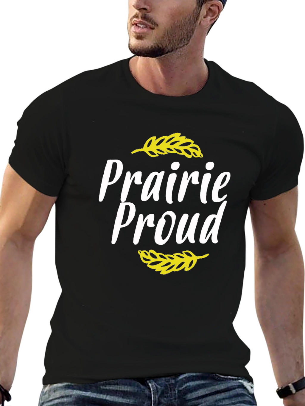 Prairie Proud Graphic Tee - Soft Black T-Shirt