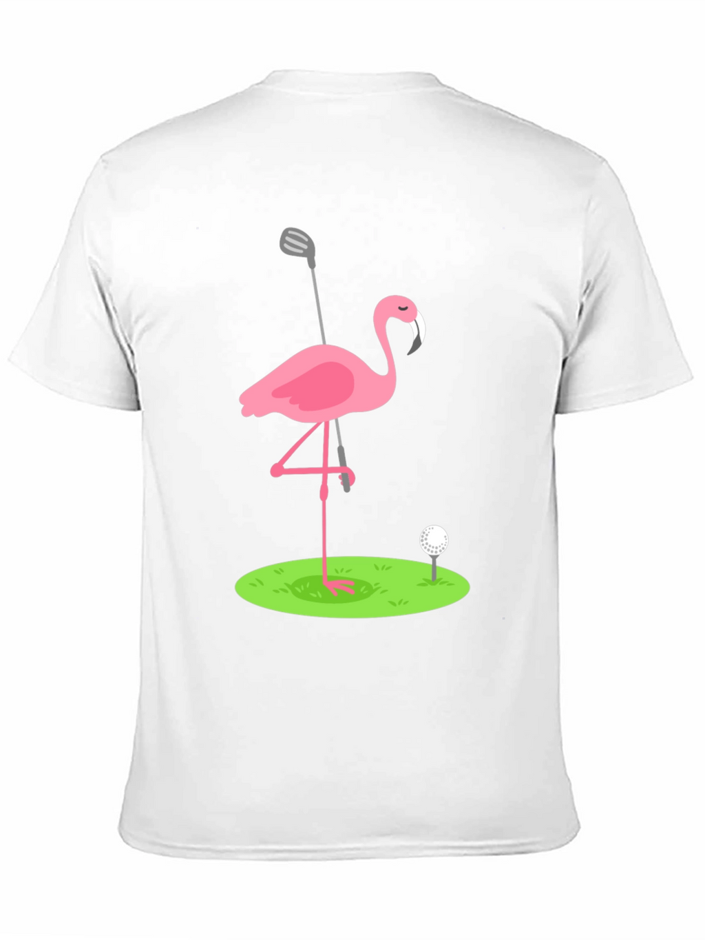 Golf Flamingo Graphic Tee - Black T-Shirt