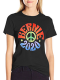 Bernie 2020 Peace Sign Graphic Tee
