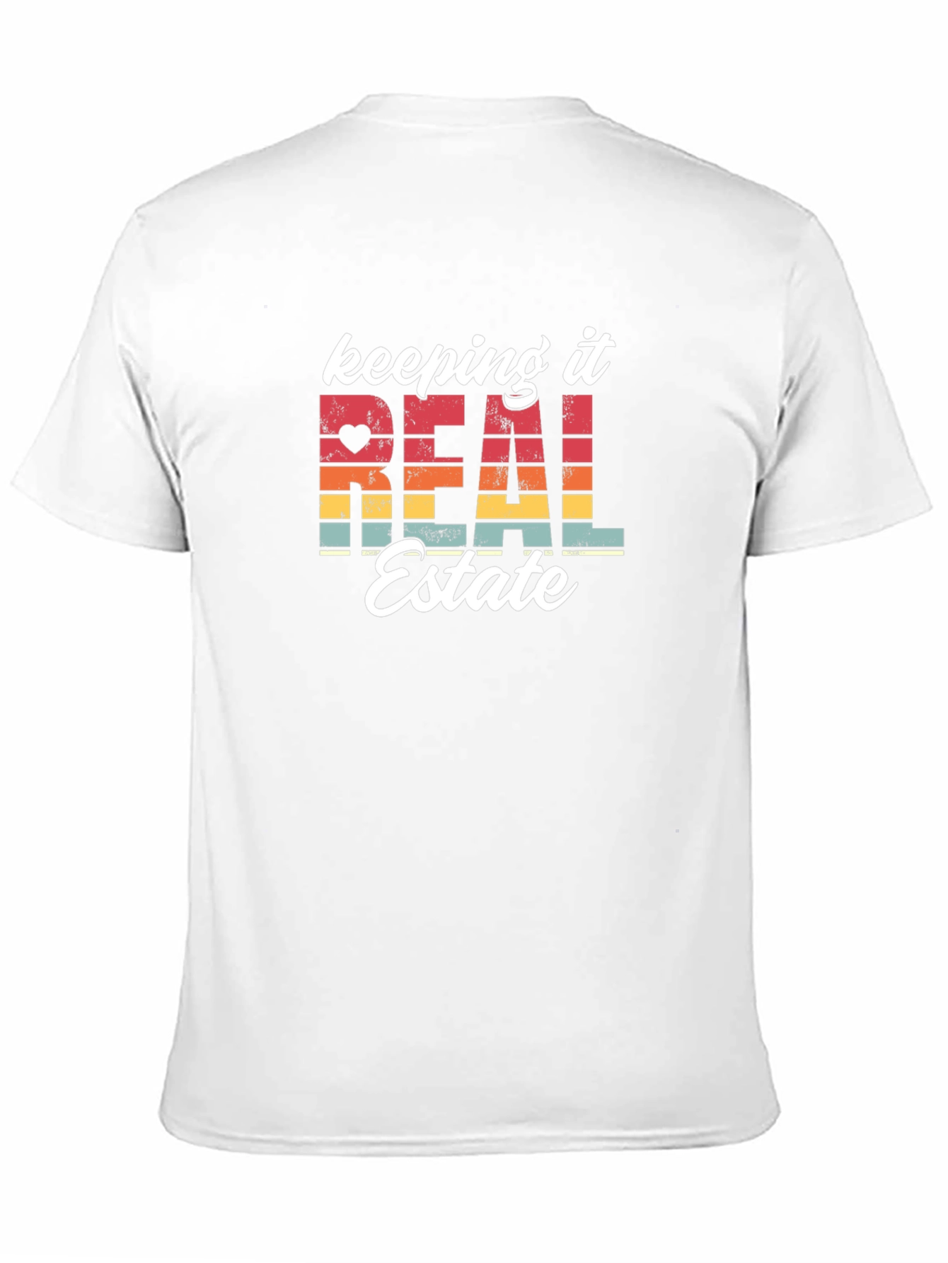 Keeping It Real Estate Black Graphic Tee