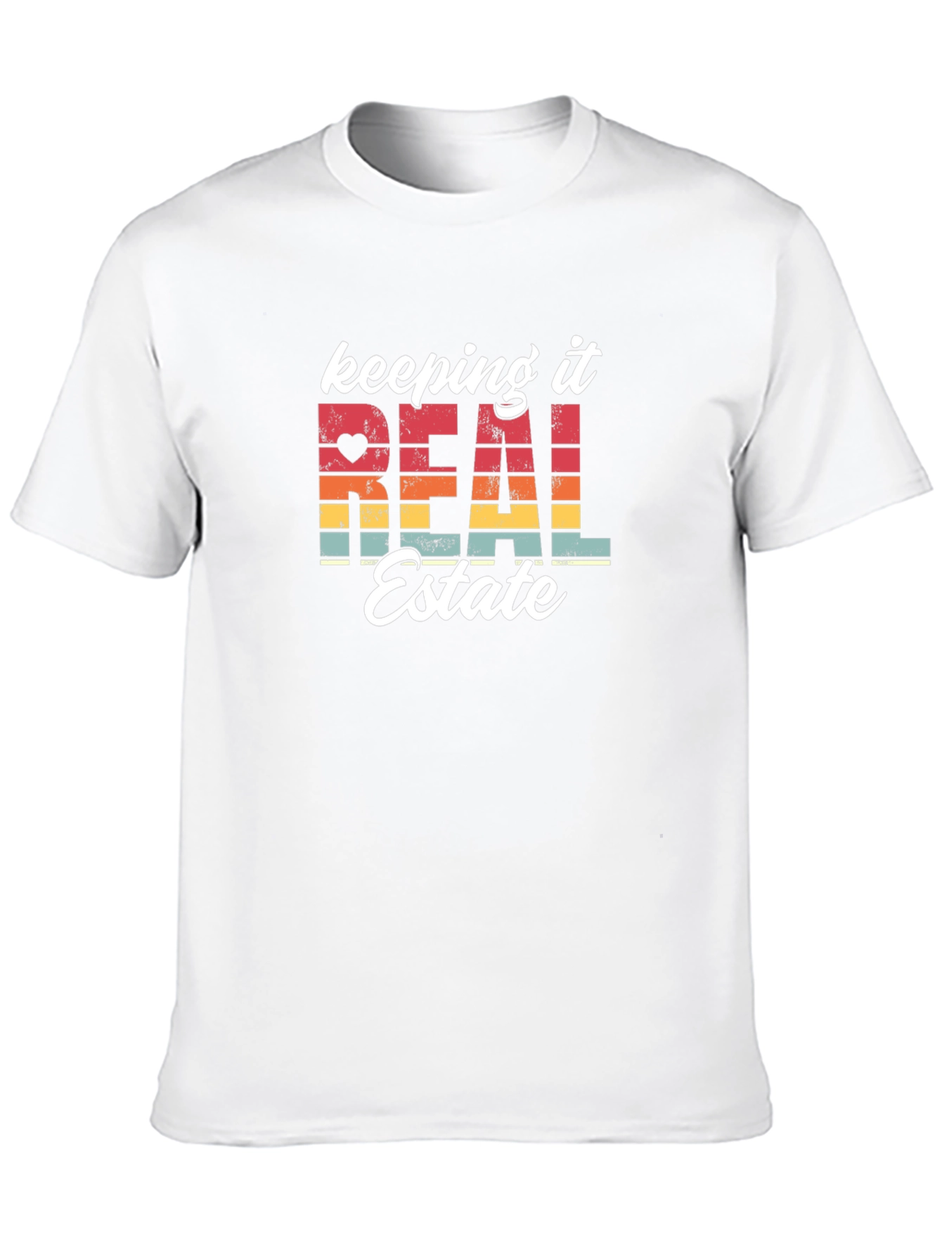 Keeping It Real Estate Black Graphic Tee
