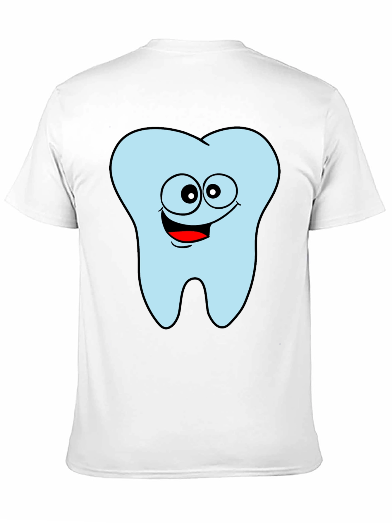 Funny Tooth Graphic Black T-Shirt