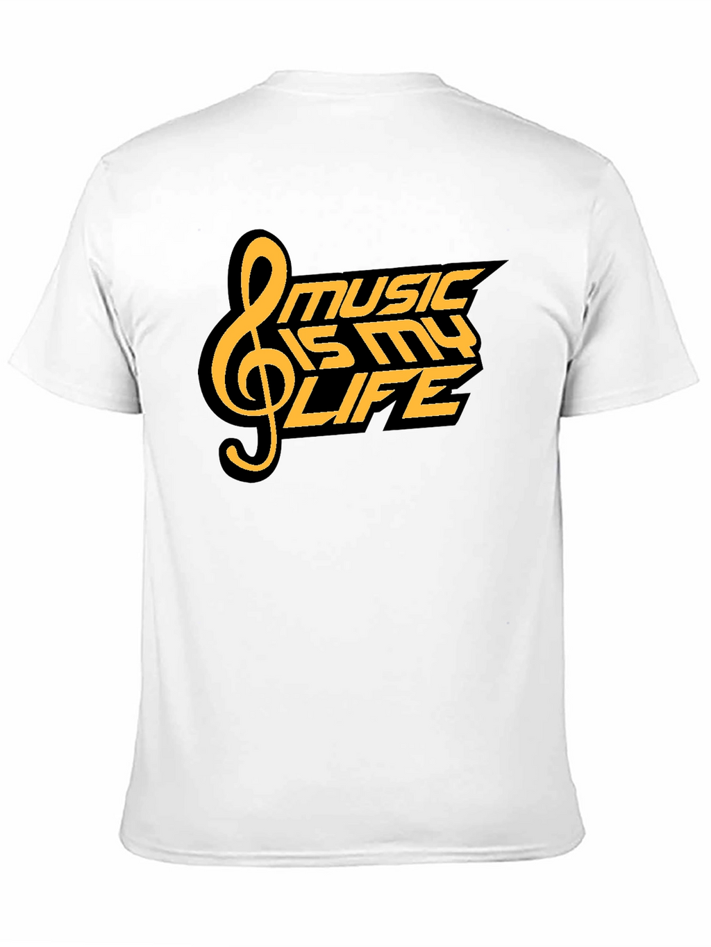 Music is My Life T-Shirt - Black Graphic Tee