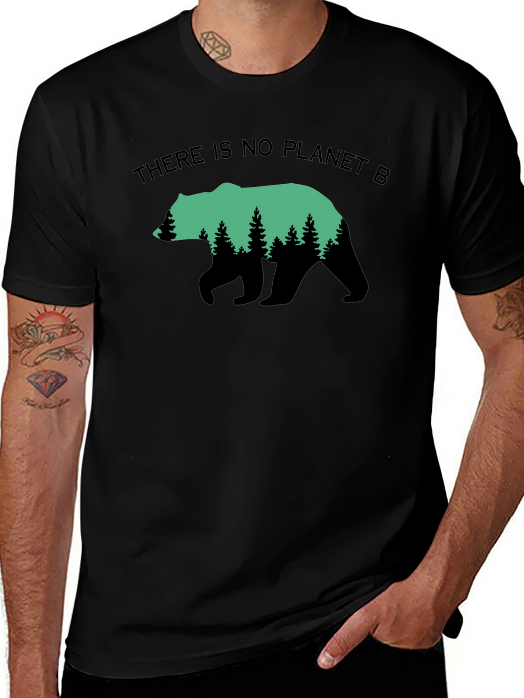 Eco Bear T-Shirt - There is no Planet B