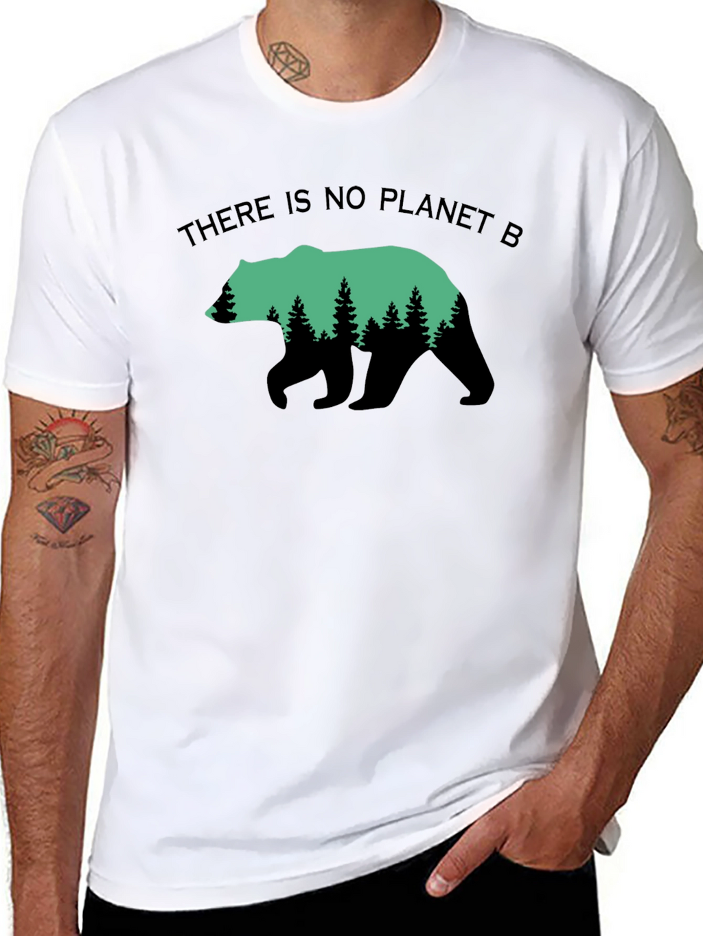 Eco Bear T-Shirt - There is no Planet B