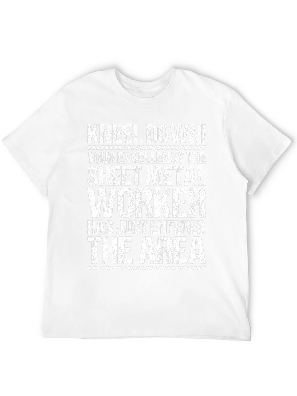 Kneel Down Sheet Metal Worker T-Shirt