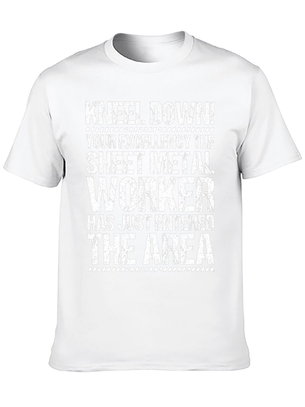 Kneel Down Sheet Metal Worker T-Shirt