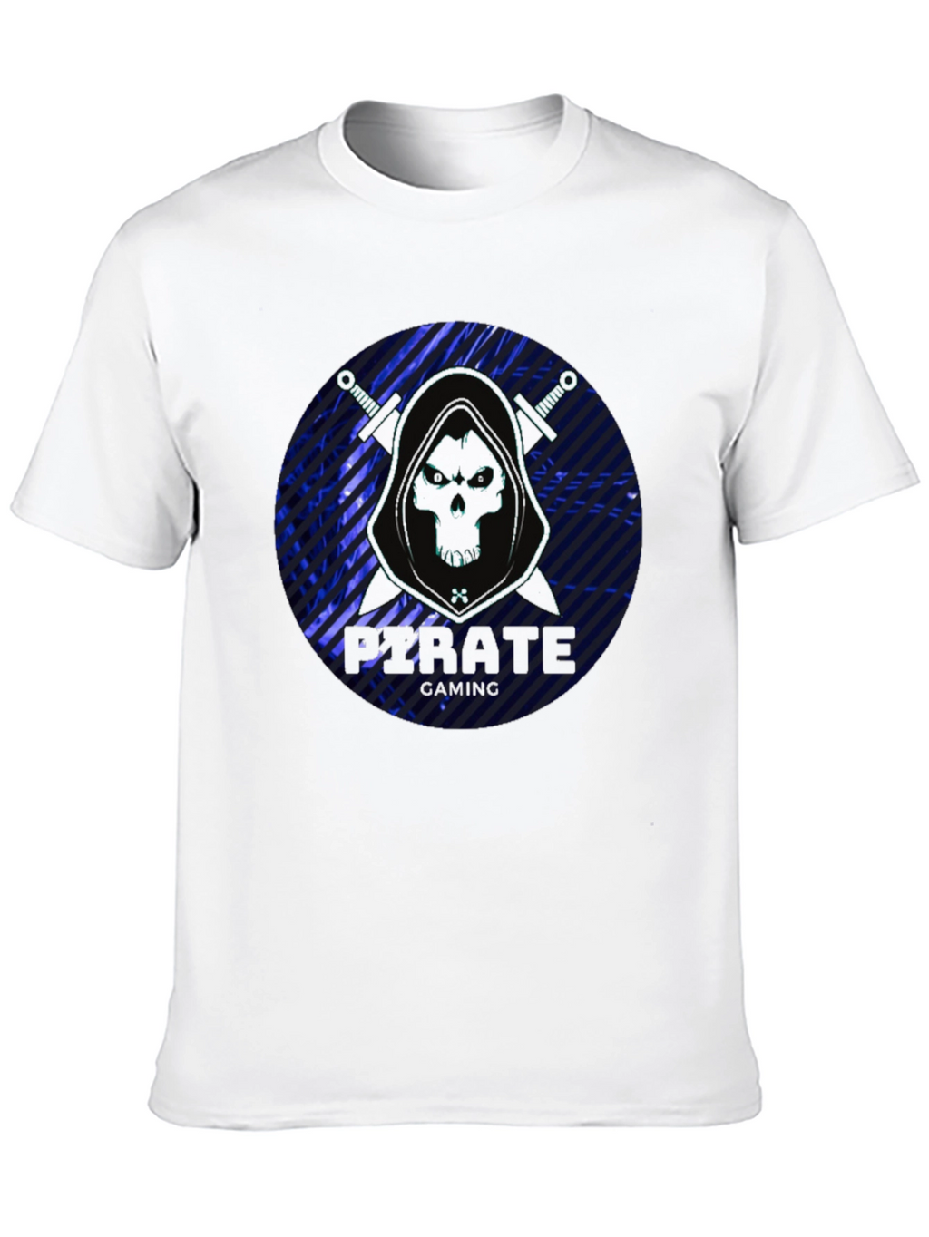 Pirate Gaming Black T-Shirt - Skull Design