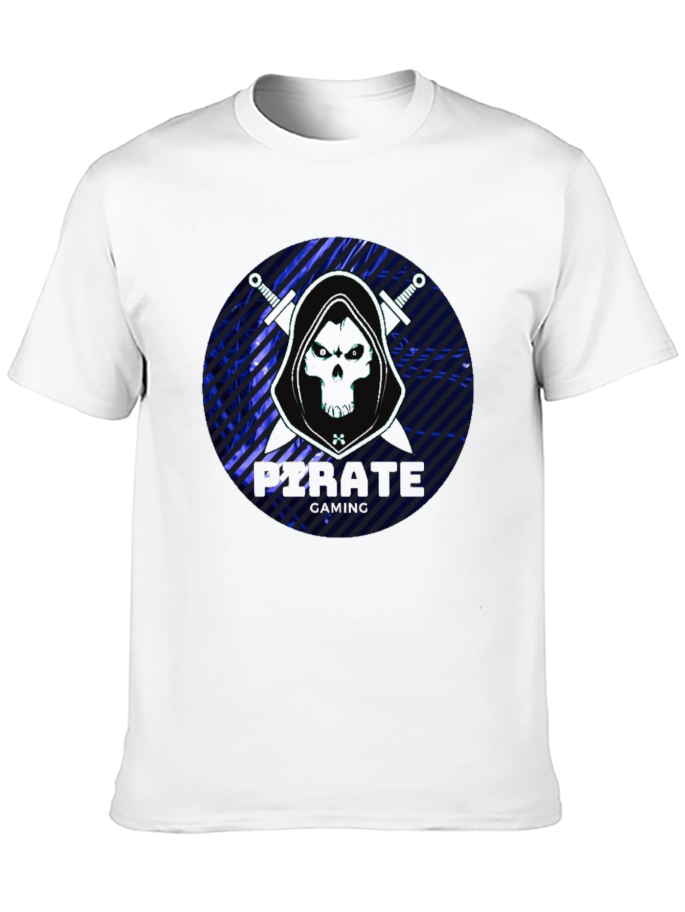 Pirate Gaming Black T-Shirt - Skull Design
