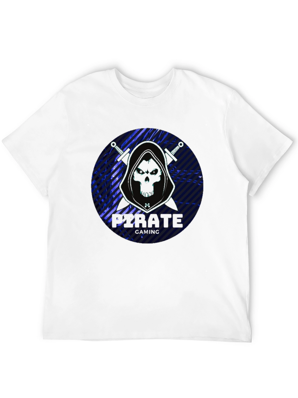 Pirate Gaming Black T-Shirt - Skull Design