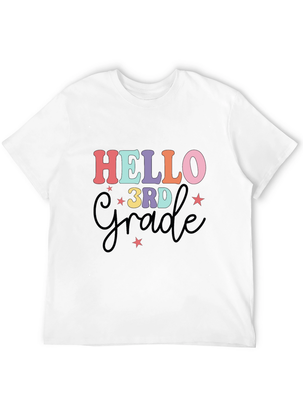 Hello 3rd Grade T-Shirt - Back to School