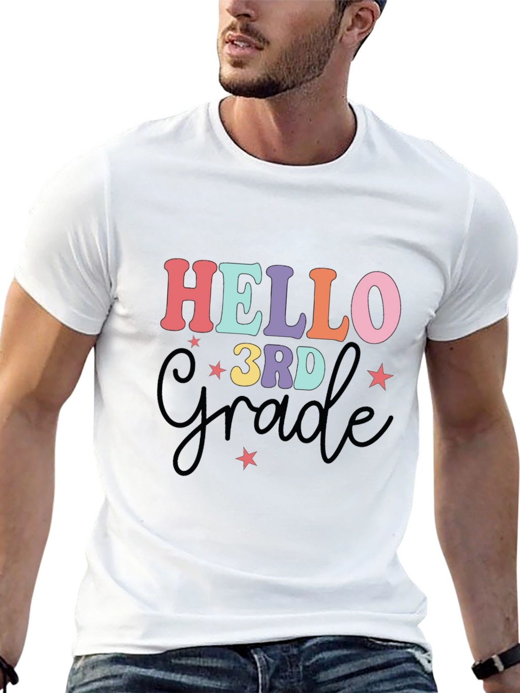 Hello 3rd Grade T-Shirt - Back to School