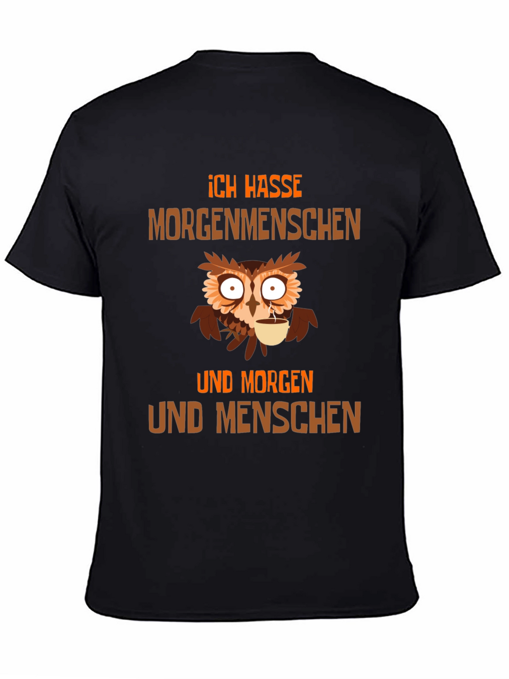 Ich Hasse Morgenmenschen Owl T-Shirt