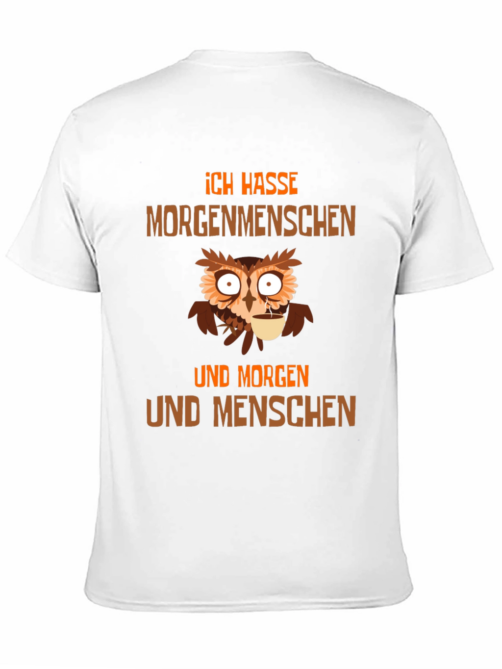Ich Hasse Morgenmenschen Owl T-Shirt