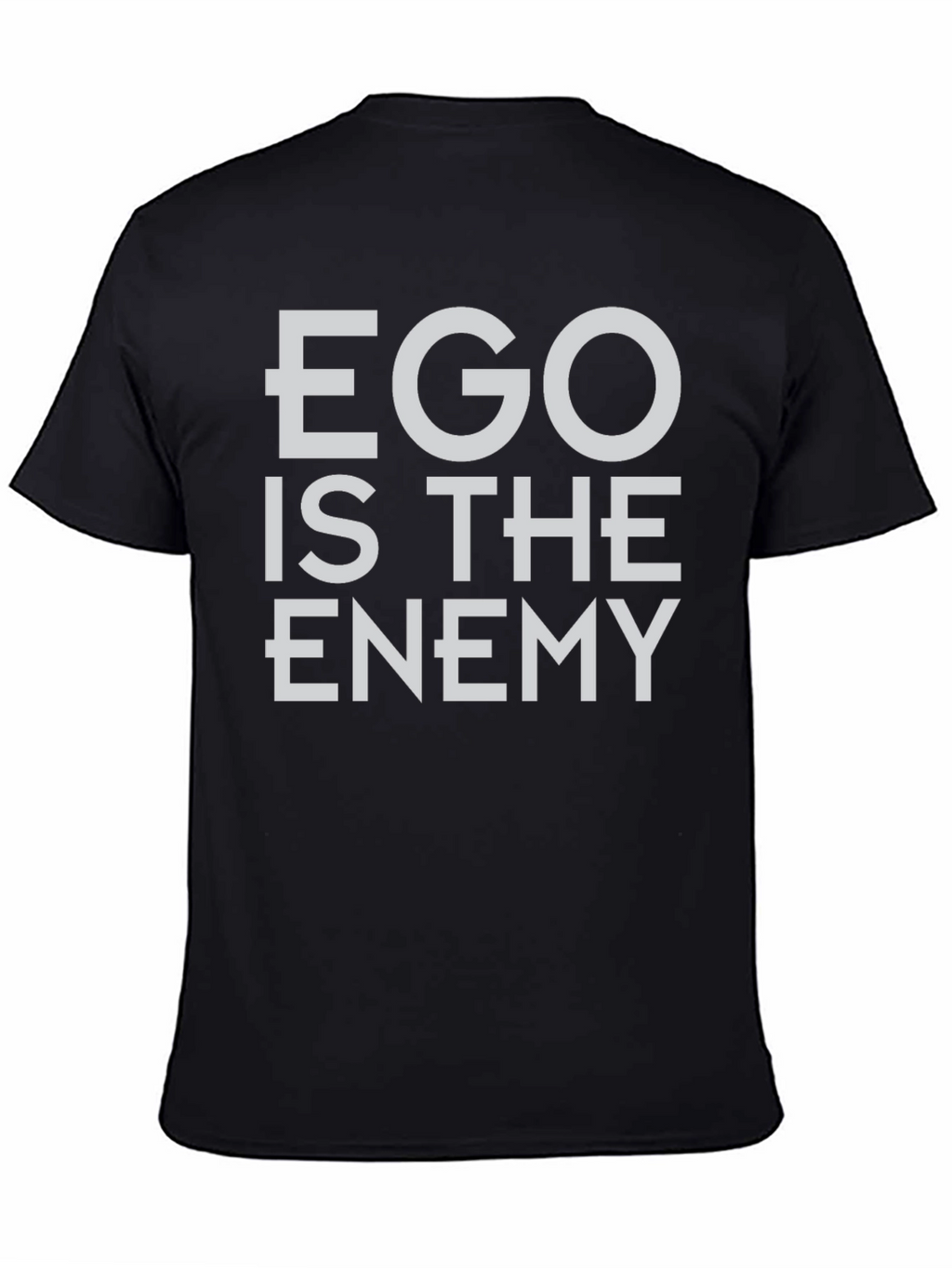 Ego Is The Enemy Graphic Tee - Black