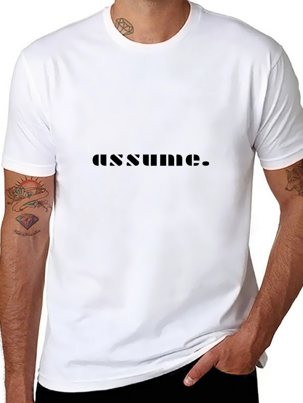 Assume Graphic T-Shirt