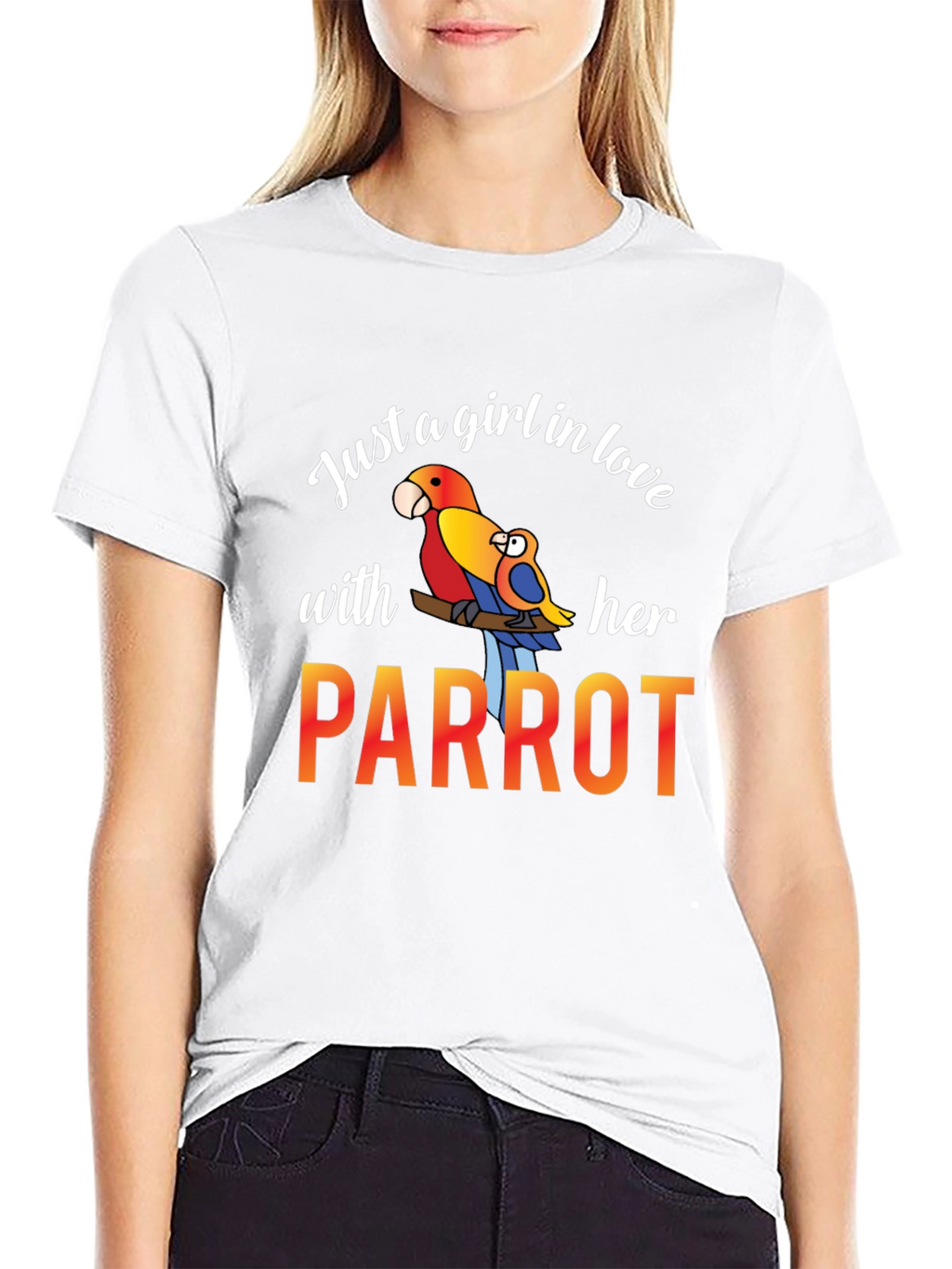 Just A Girl In Love With Her Parrot T-Shirt
