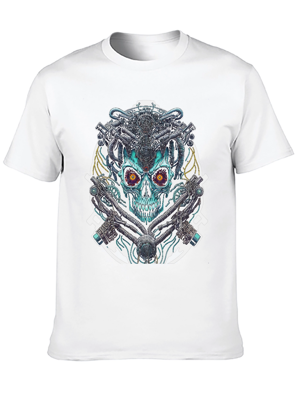 Cyberpunk Skull Graphic Tee