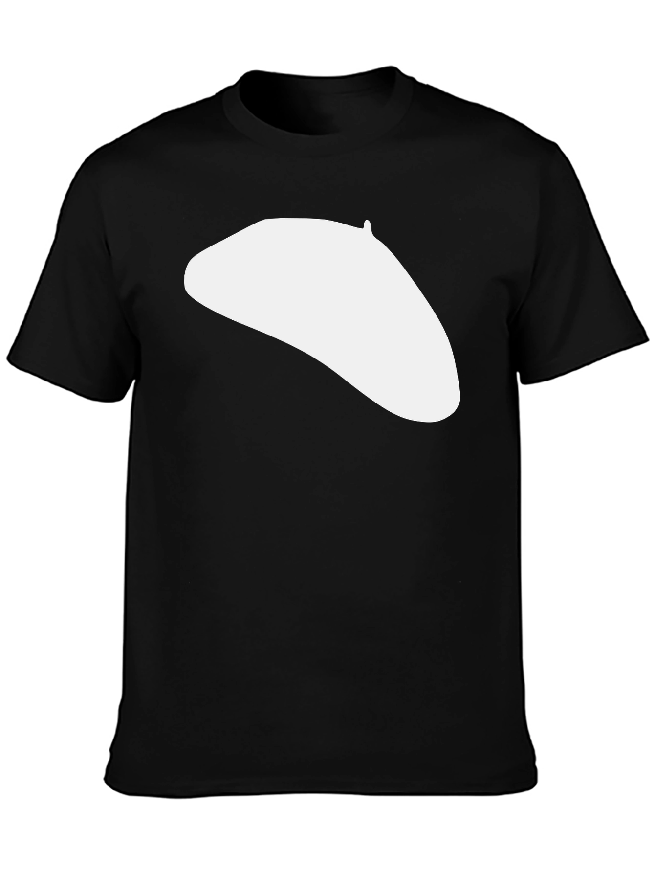 Beret T-Shirt - Stylish Parisian Flair