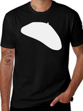 Beret T-Shirt - Stylish Parisian Flair