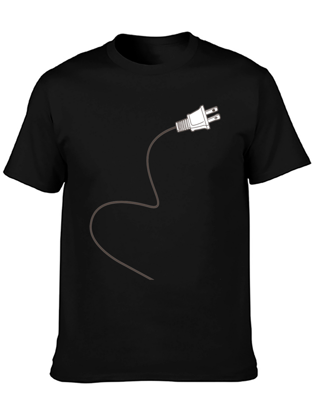 Plug In T-Shirt - Electric Power Novelty Tee
