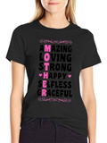 Amazing Mother T-Shirt - Loving Strong Graceful
