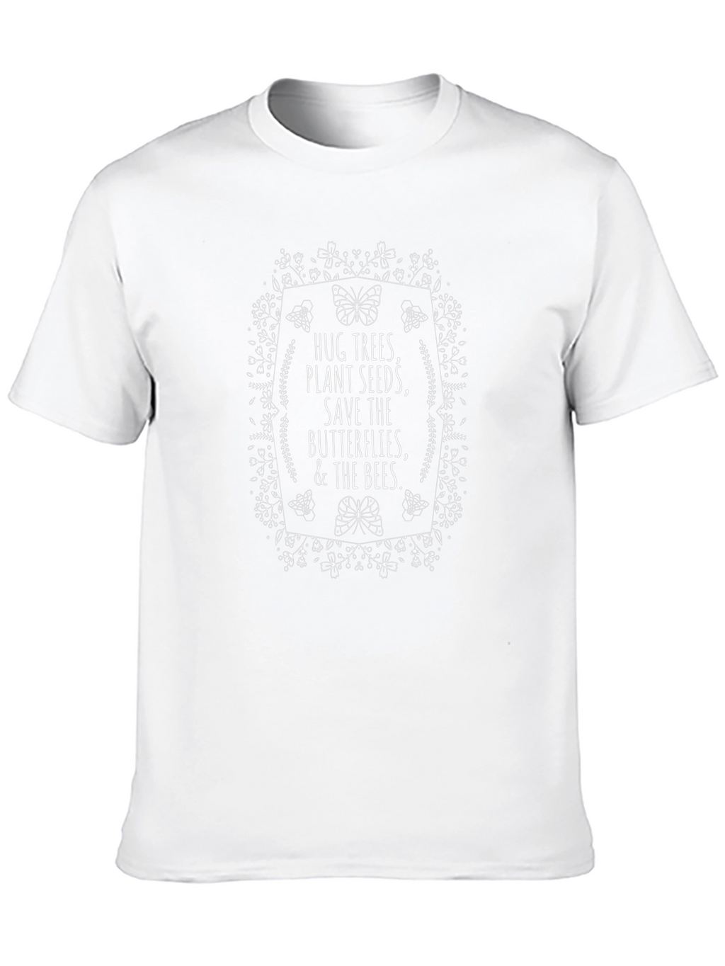 Hug Trees Save Bees Graphic T-Shirt