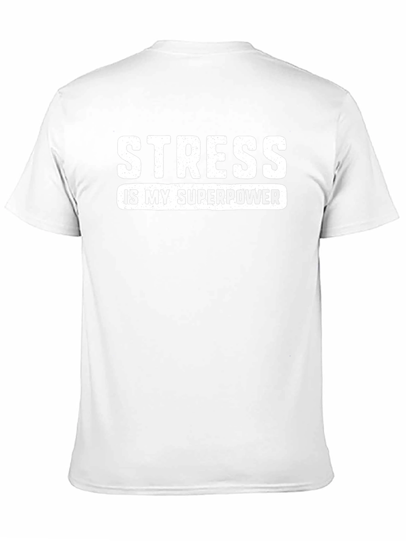 Stress Is My Superpower Black T-Shirt