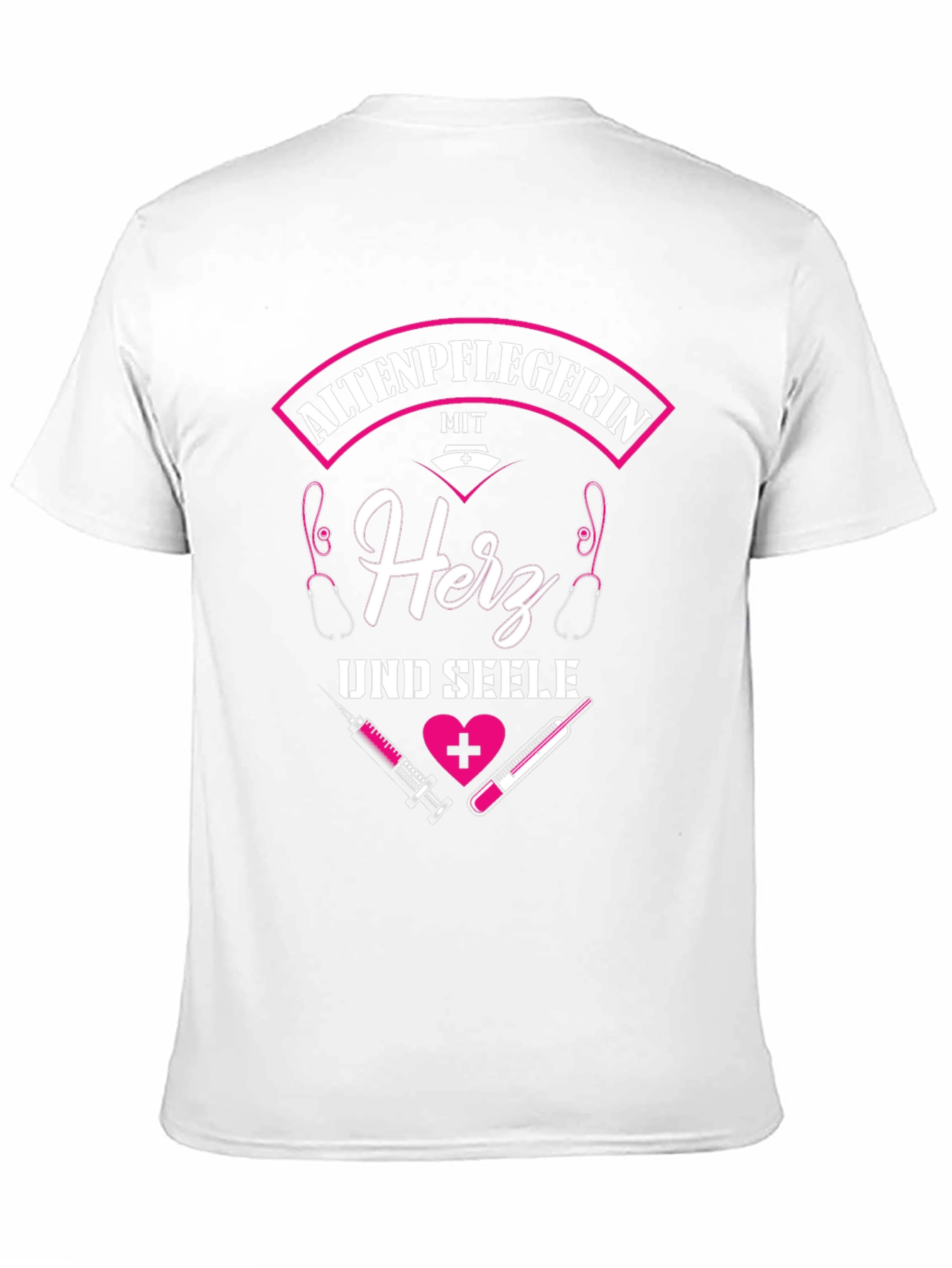 Altenpflegerin Heart & Soul Graphic Tee