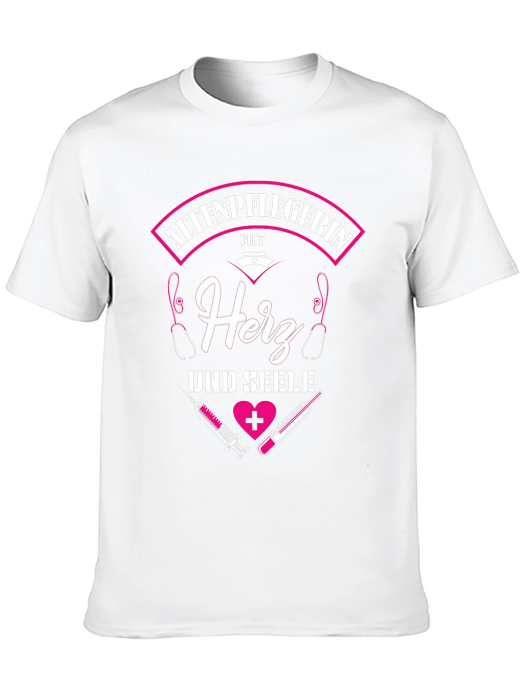 Altenpflegerin Heart & Soul Graphic Tee