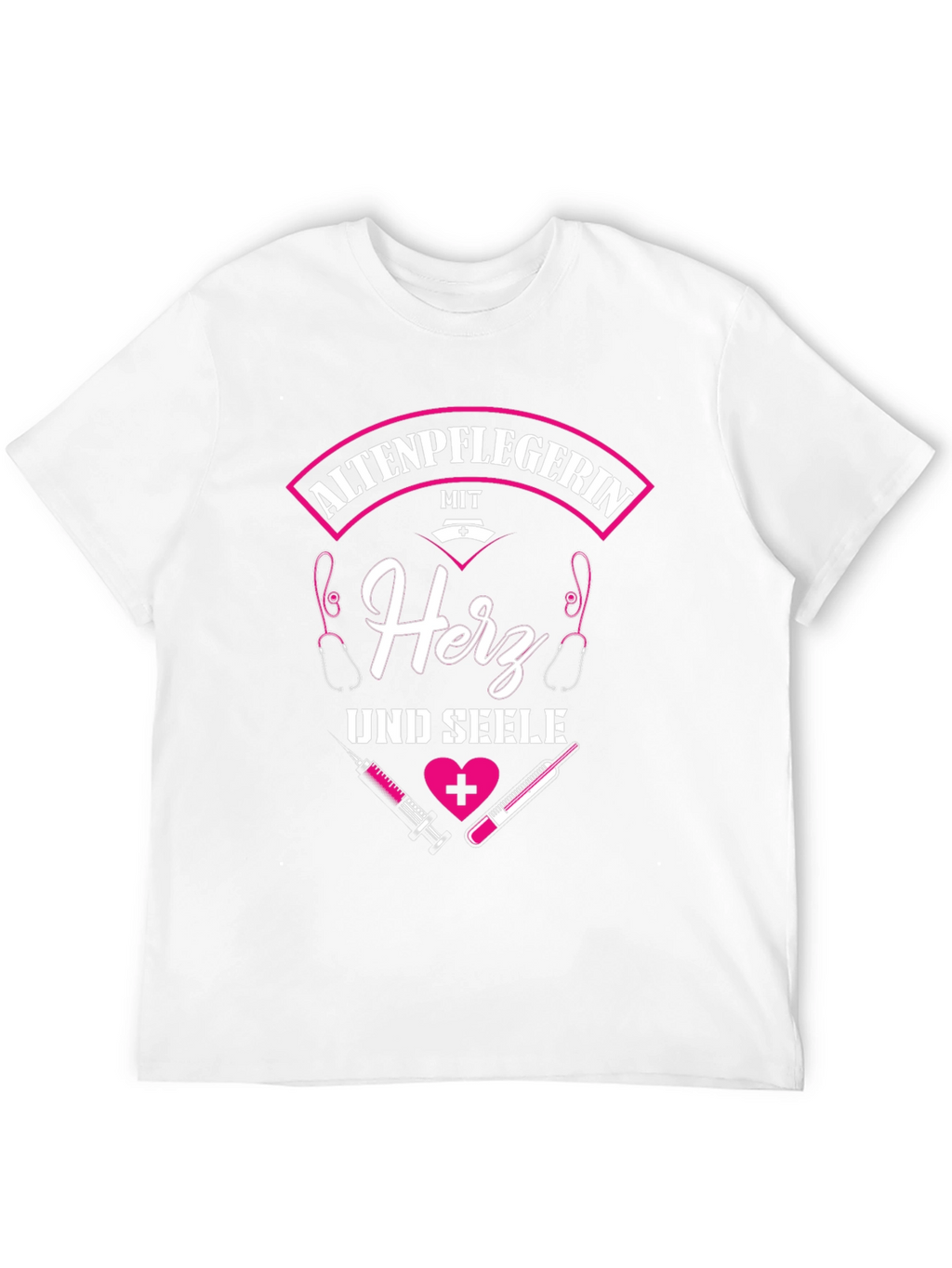 Altenpflegerin Heart & Soul Graphic Tee