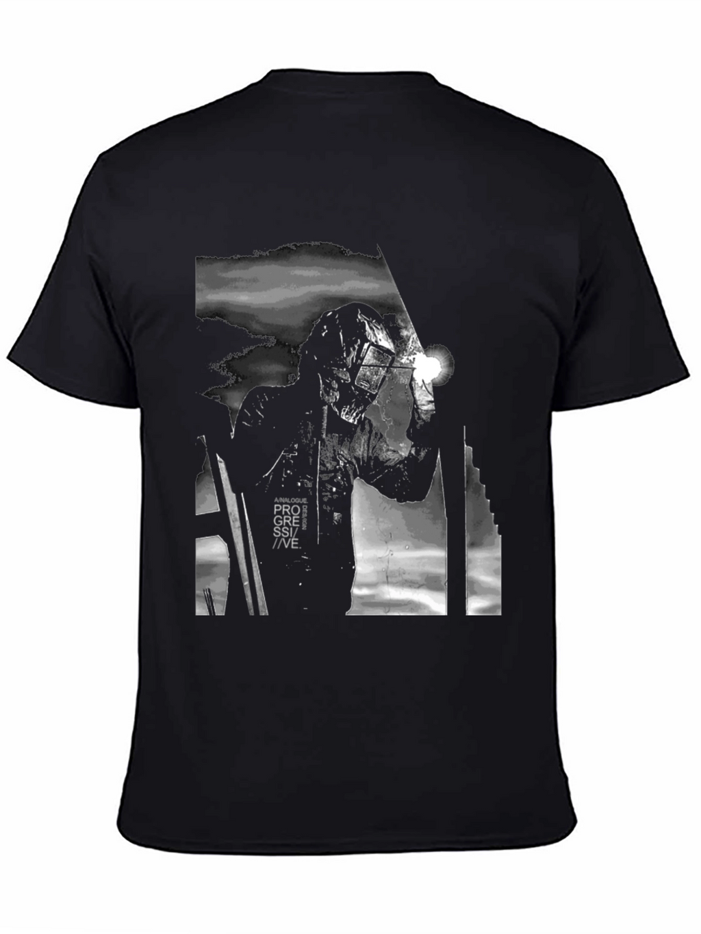Progressive Welder Graphic Tee - Black