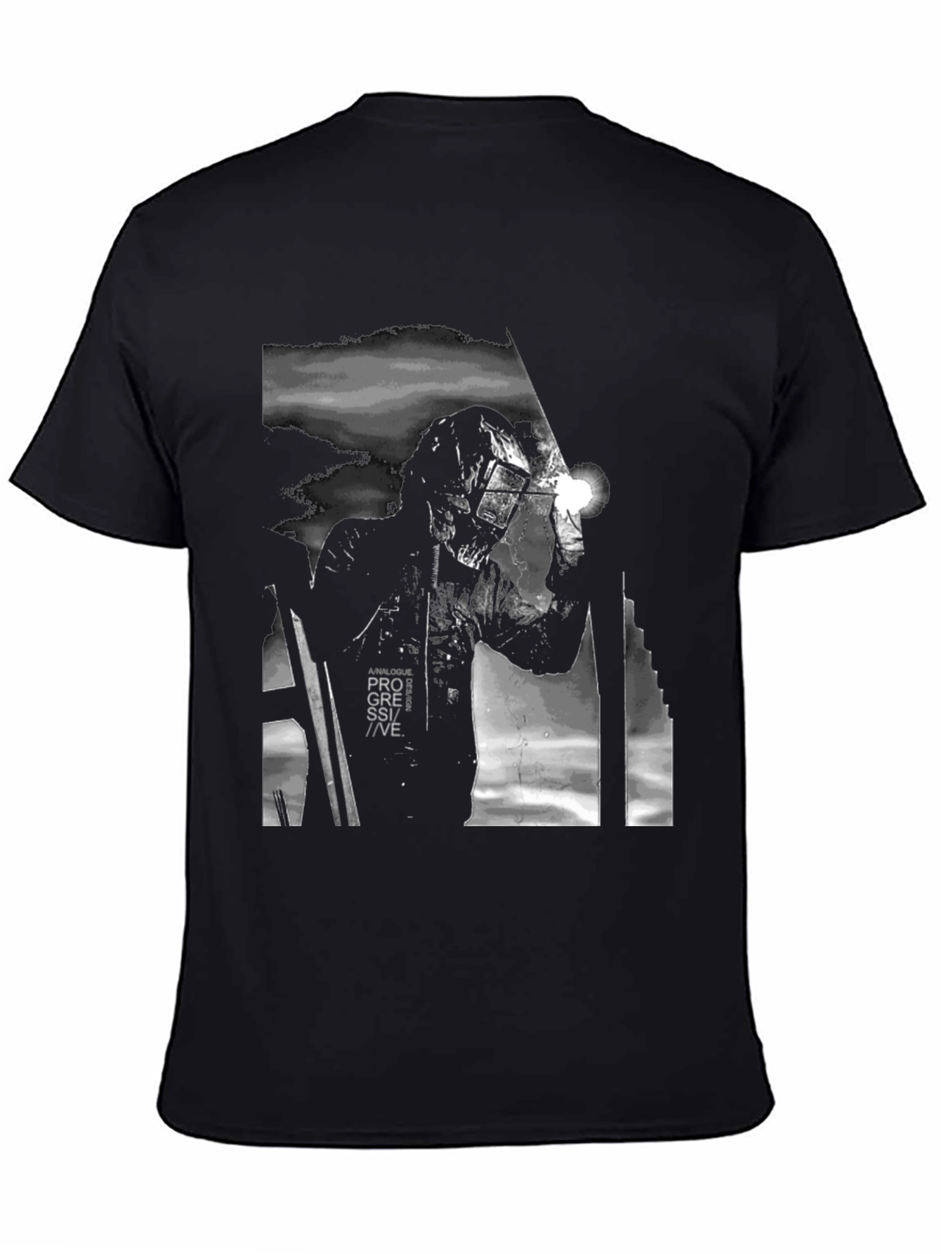Progressive Welder Graphic Tee - Black