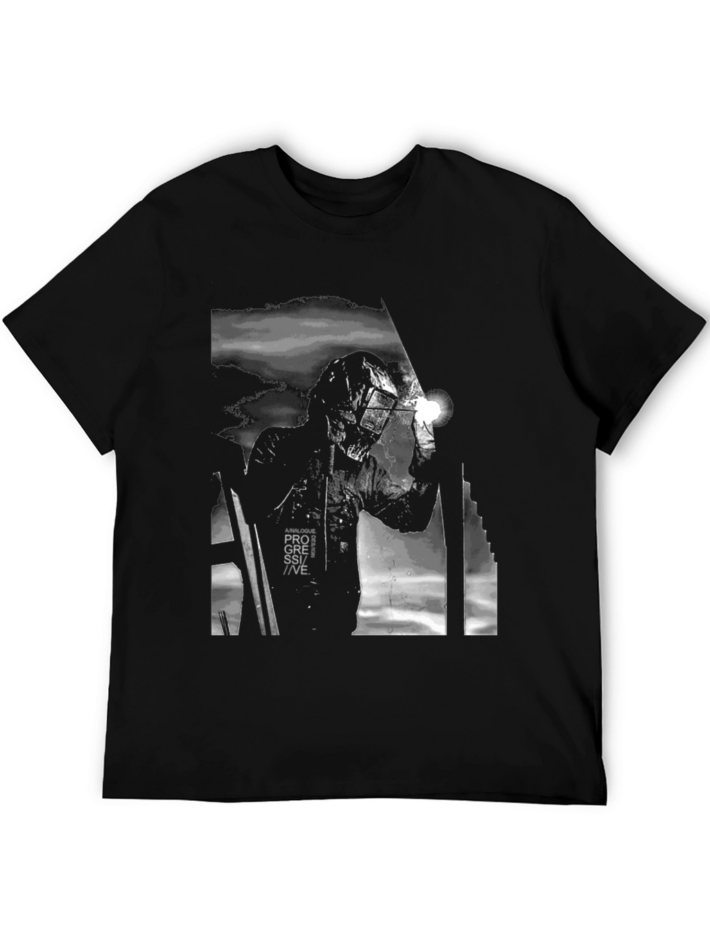 Progressive Welder Graphic Tee - Black