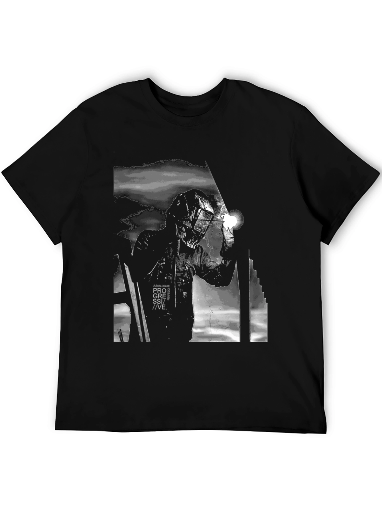 Progressive Welder Graphic Tee - Black