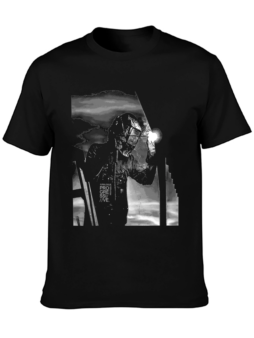 Progressive Welder Graphic Tee - Black