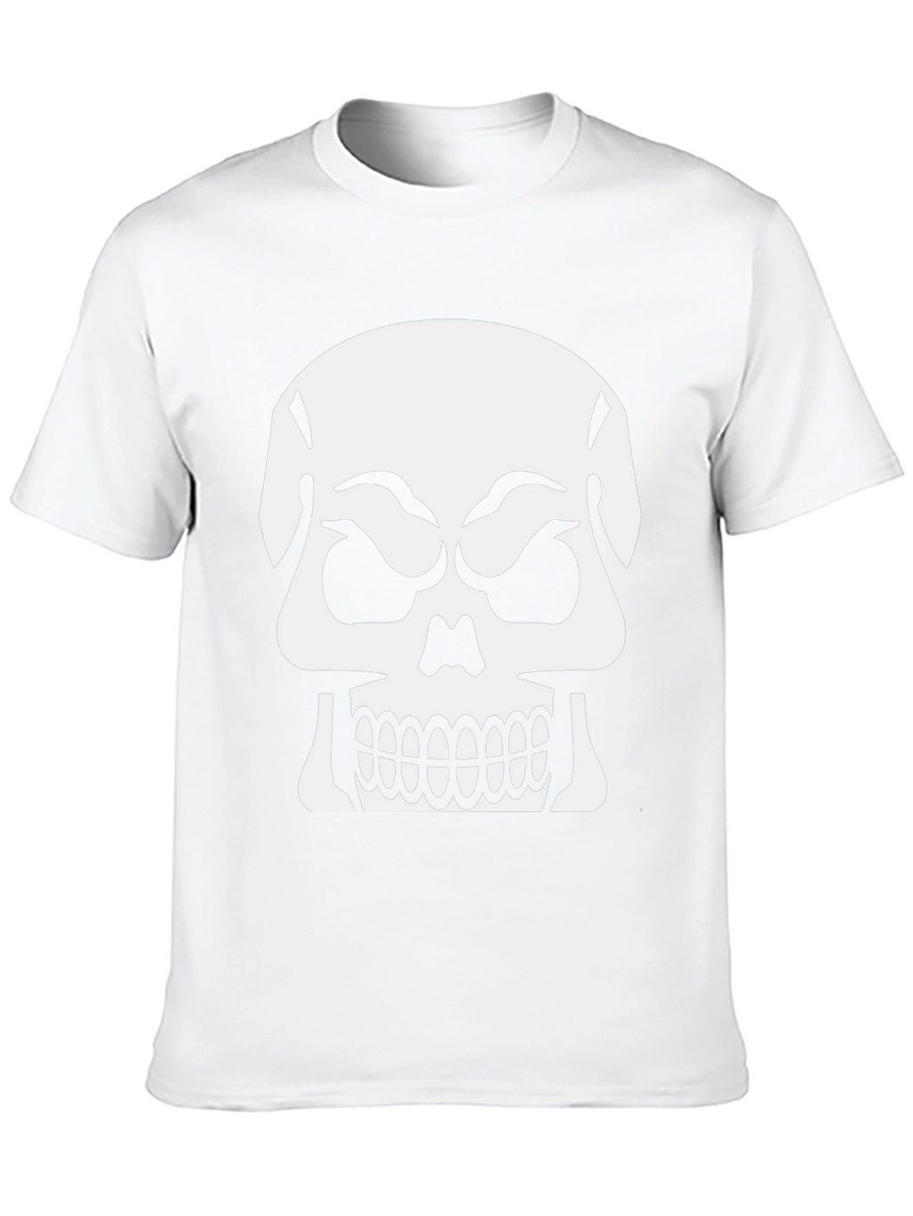 Skull Graphic T-Shirt - Black Cotton Tee