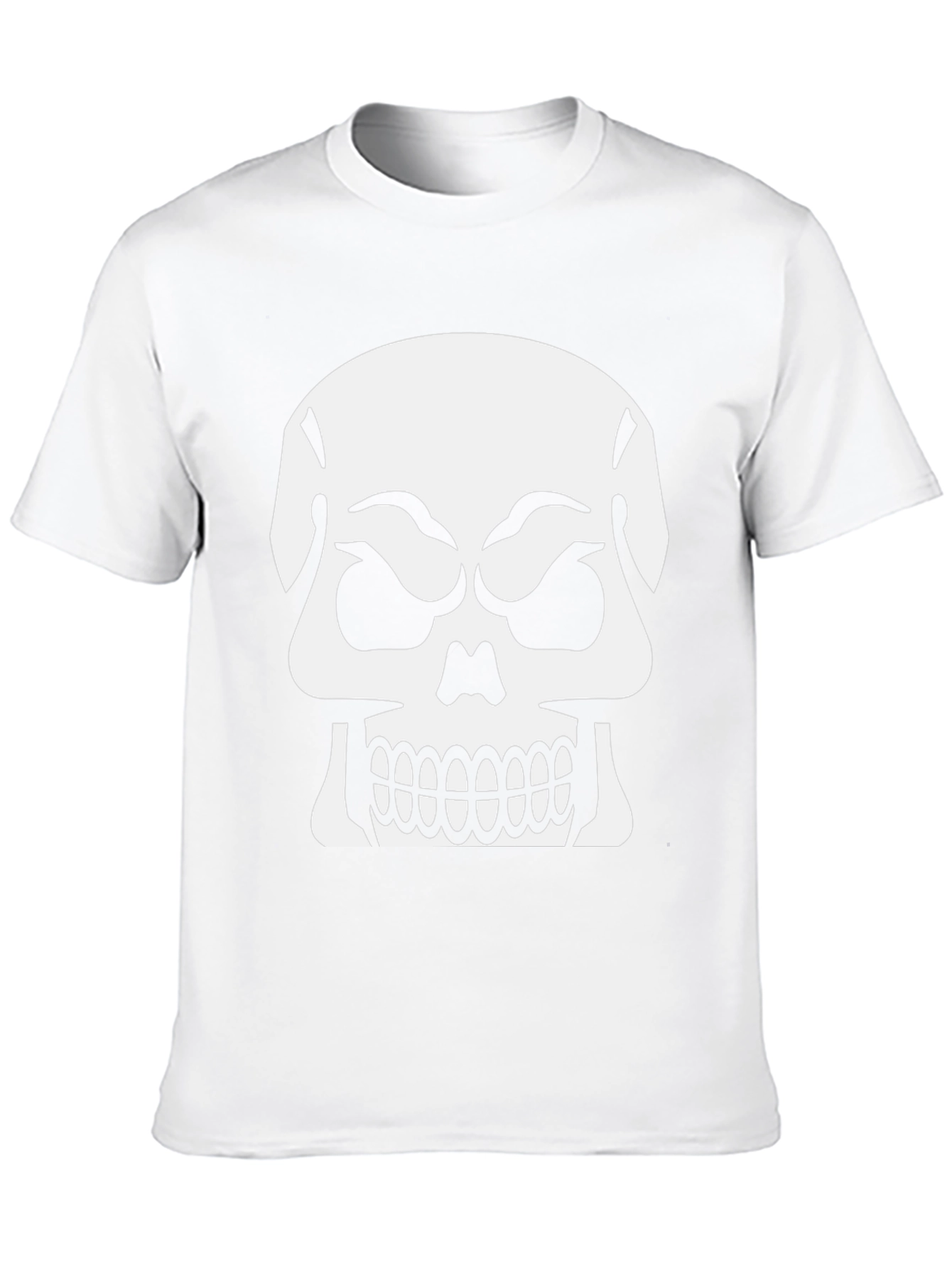 Skull Graphic T-Shirt - Black Cotton Tee