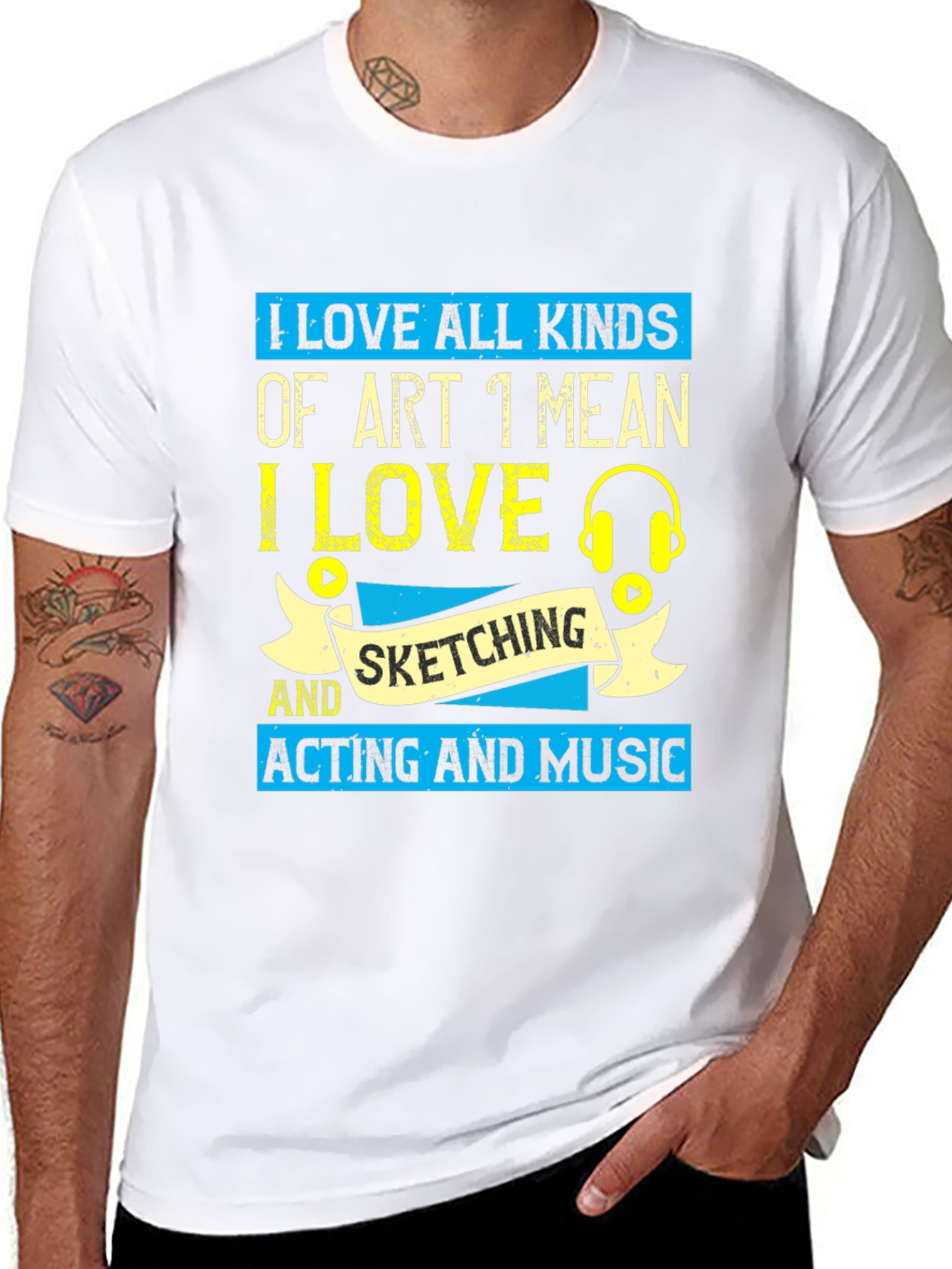 Art Lover T-Shirt: I Love All Kinds of Art