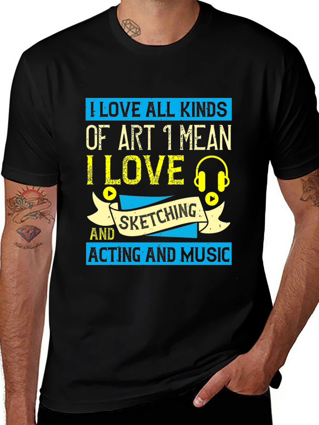 Art Lover T-Shirt: I Love All Kinds of Art