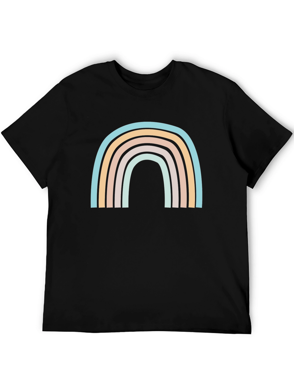 Retro Rainbow Graphic Tee