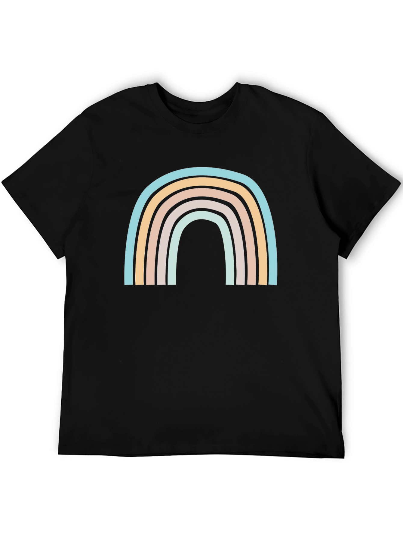 Retro Rainbow Graphic Tee